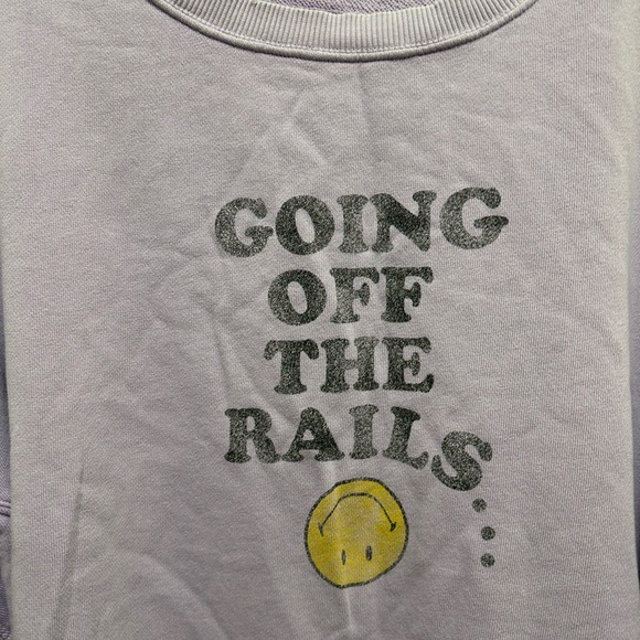 Aerie Purple Oversized Sweatshirt - Picture 4 of 8